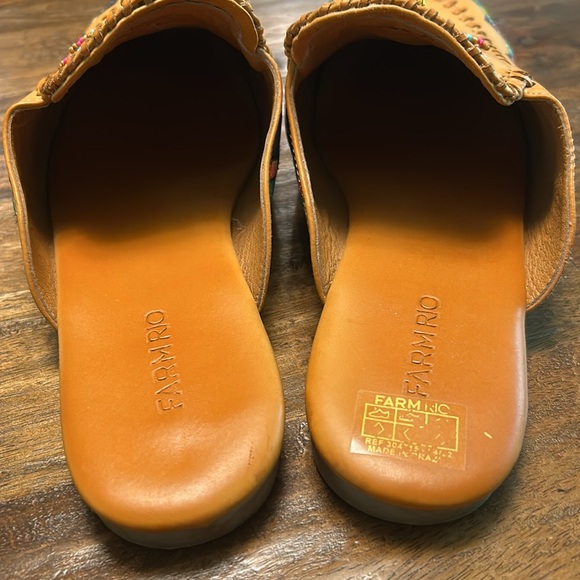 Farm rio beaded mules with tassel. - Picture 3 of 4